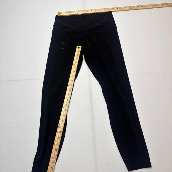 Lululemon Black Leggings Size 4 - Picture 3 of 3